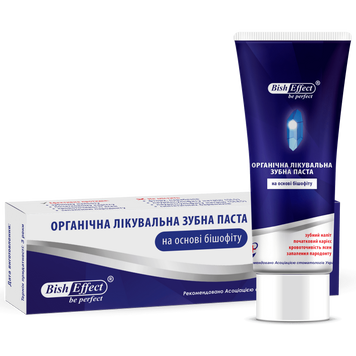 Органічна зубна паста Bisheffect на основі бішофіту 4820169900678 фото